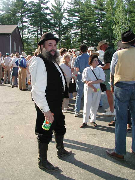 Capt. Side Burns during the 2002 Fracas at Pemi Gulch.