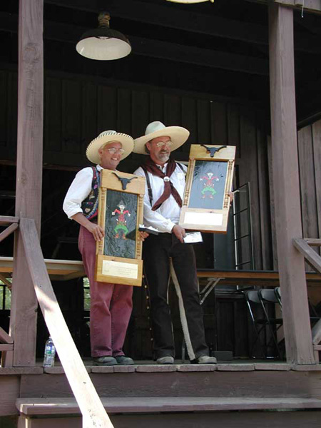 2002 SASS New Hampshire State Championships on the porch of the clubhouse.