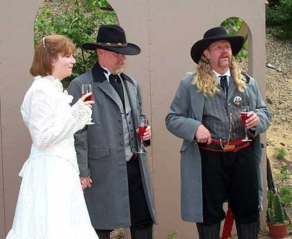 Wild Bill Blackerby proposing a toast ...