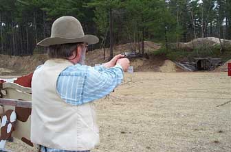 Slim 4 Eyes in action at Pemi Gulch in May 2004.