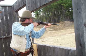 ... and shotgun too.