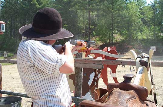 Shooting over the herd at Pemi Gulch.