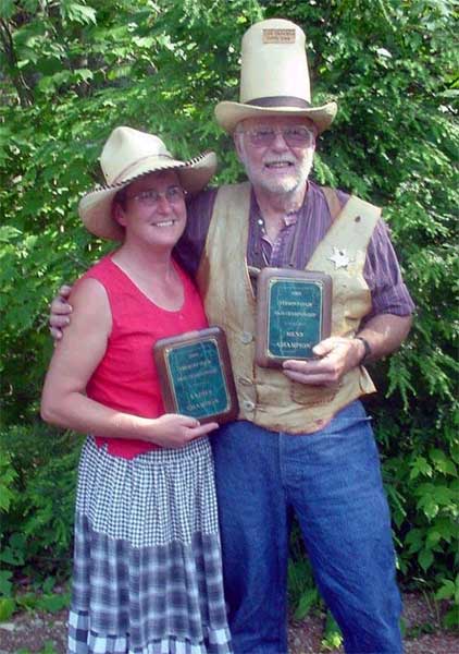 Half-A-Hand Henri and Dastardly Dirty Dan - 2005 SASS VT State Champions.