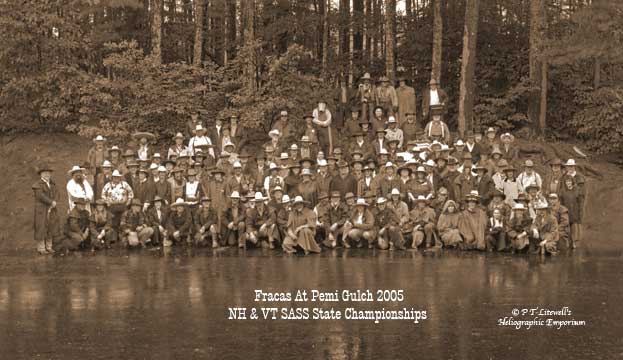 Group shot of the competitors at the 2005 Fracas at Pemi Gulch.