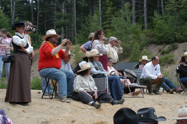 Watching the Cowboy Gunworks Top Gun Team Shootoff.