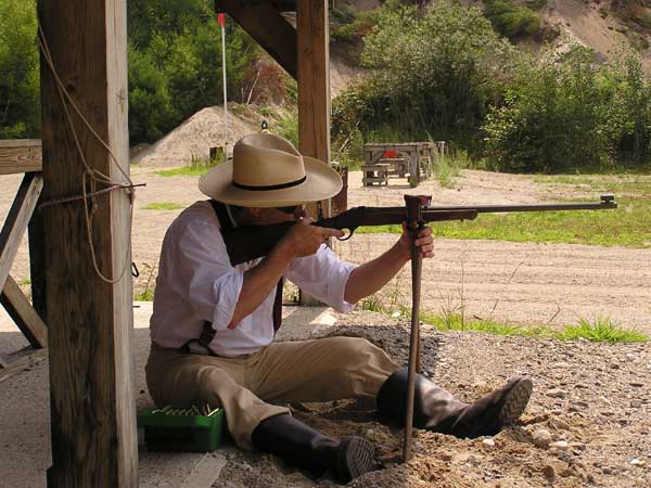 Dead Head winning the 300 yard Long Range Rifle event at the 2004 SASS MA State Championships.