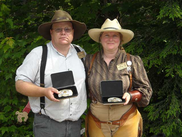 Island Pond Paul and Three Barrel Chris - 2009 SASS VT State Champions.