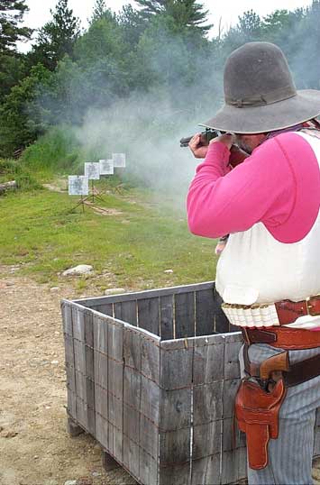 Rawhide Rod with rifle.