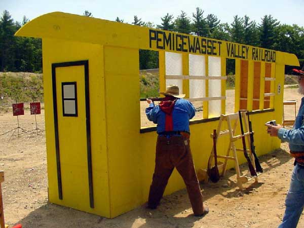 The Railroad Car stage at Pemi Gulch ...