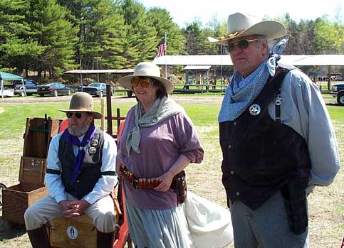 Pistol Packing Punky with Rawhide Rod and Amos-T.